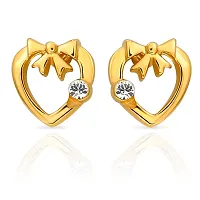 Mahi Eita Collection Combo of Gold Plated Fashion Earrings Studs for Women with Crystal Stones CO1104011G-thumb2