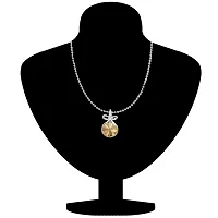 Mahi Brown Swarovski Crystals Bow Pendant for Women and Girls PS1194080RLct-thumb1