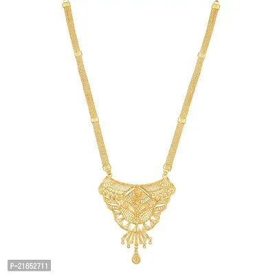 Mahi Gold Plated Traditional Wedding Necklace Set for Women (NL1108090G)-thumb3