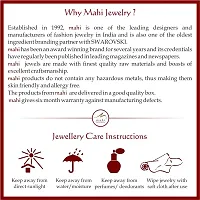 Mahi Crystal Butterfly Rhodium Plated Earring for Women ER1192729R-thumb3