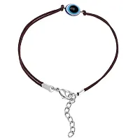 Mahi Rhodium Plated Evil Eye Adjustable Anklet Painjan Payal with Rope for Women (PL1100140R)-thumb2