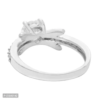 Mahi Rhodium Plated Enamour Silver Finger Ring with CZ for Women FR1100634R-thumb3