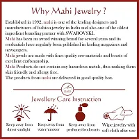 Mahi Meenakari Work Traditional Dangle Drop Earrings with Artificial Bead and Crystals for Women (ER1109702G)-thumb4