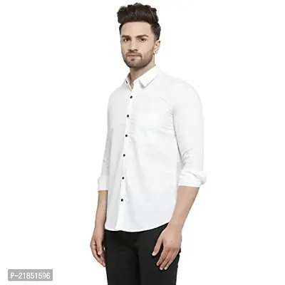 YBA Off White Trendy Slim Fit Mens Formal Shirt YFS11008OffWhiQXL-thumb3