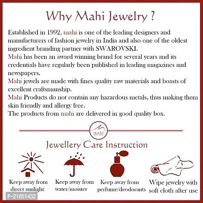 Mahi Valentine Gift Combo of King Queen Pendant and Couple Ring for Men and Women (PACO1105164PR)-thumb4