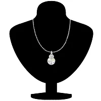 Mahi White AB Swarovski Crystals Heart Pendant for Women and Girls PS1194089RAb-thumb1