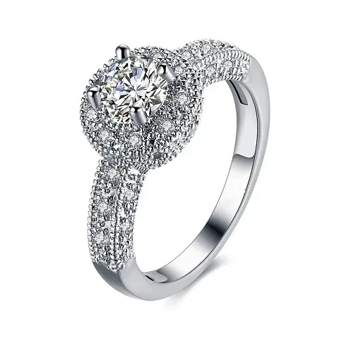 Mahi Ring for Women (White) (FR1103038R)