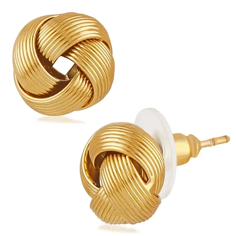 Mahi Plated Push Back Piercing Stud / Tops Single Mens Earrings (BB1101016G)