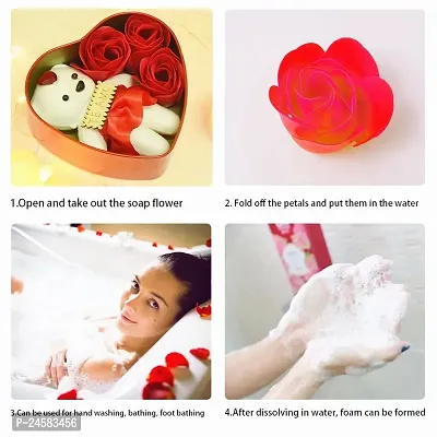 Gift for Girlfriend Heart Shape Box with Teddy Bear Pack of 2 For Gift-thumb2