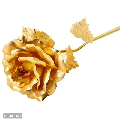 Presents Gold Rose Combo with Love Stand-thumb4