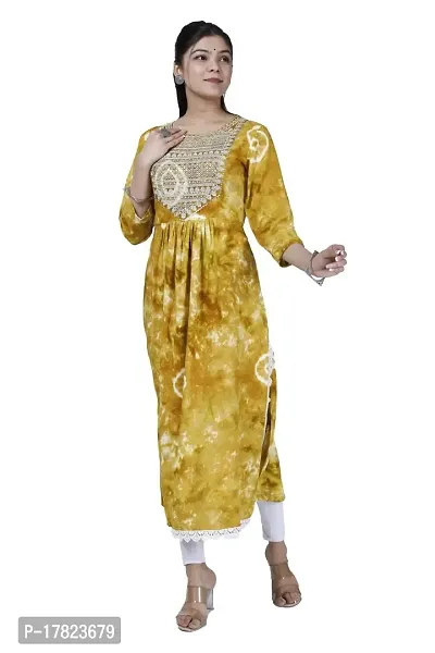 HUNAR Garments Women's Cotton Straight Kurti(kurti-01)-thumb4