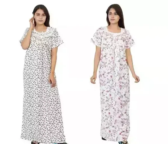 New In Cotton Nighty Women's Nightwear 
