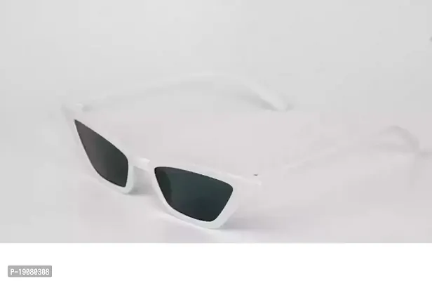 Fabulous White Polycarbonate Sunglasses For Women