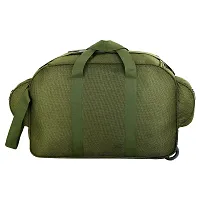 Nice Line Polyester Duffle Two Wheel Soft Luggage Waterproof Trolley Bag for Both Men and Women-40L (Mehndi Green Inte)-thumb4