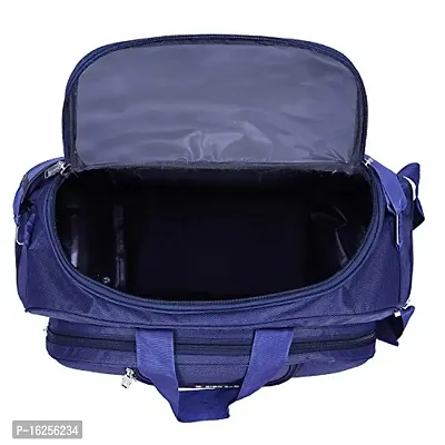 Nice Line Polyester 2 Wheels Travel Expandable Duffel Bag (40 L, Blue)-thumb2