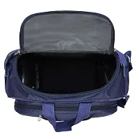 Nice Line Men's and Women's Polyester Expandable Zip Closure Trolley Duffle Bag with Wheels-40L (Navy Blue Inte)-thumb1