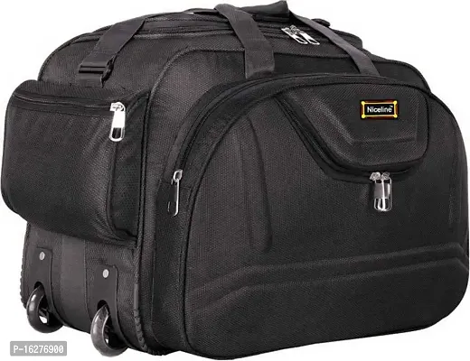 Nice Line Nylon Travel Bag (Black)-thumb0