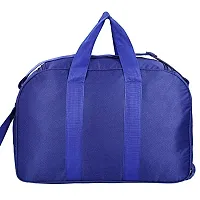 Nice Line Polyester 2 Wheels Travel Expandable Duffel Bag (40 L, Blue)-thumb2