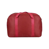 Nice Line Men's and Women's Polyester 40 L Travel Duffel Bag with Roller Wheels (Red)-thumb4