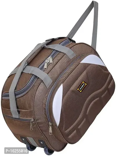 Niceline nylon 28 Cms Travel Duffle(NLD4FM01_Brown)