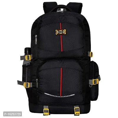 Nice line Hiking Backpack, 50 Ltrs Camping Lightweight Bag for Outdoor (Black)