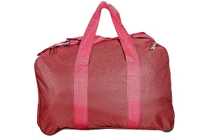 Nice Line Maroon Polyester 40 litres Inch Travel Duffle Bag/Cabin Luggage (Gala Red)-thumb1