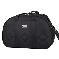 Nice Line 40 Liters Stylish Lightweight Poleyster Duffel Bag with Two Wheel for Both Men and Women(Black)-thumb2