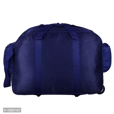 Bag4u Stylish 40 Liters Blue Travel Duffel Bag with Roller Wheels for Men and Women - B4U44-thumb5