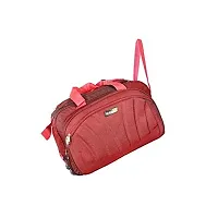 Nice Line Maroon Polyester 40 litres Inch Travel Duffle Bag/Trolley Bag/Cabin Luggage (Sada Red)-thumb1