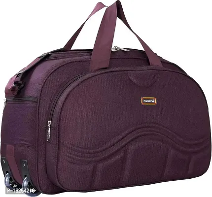 Nice Line Polyester 26 Cms Travel Duffle(NLDB97_ Purple)