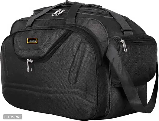 Nice Line Nylon Travel Bag (Black)-thumb2