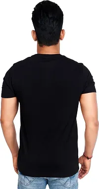 Reliable Black Polyester Tees For Men-thumb1