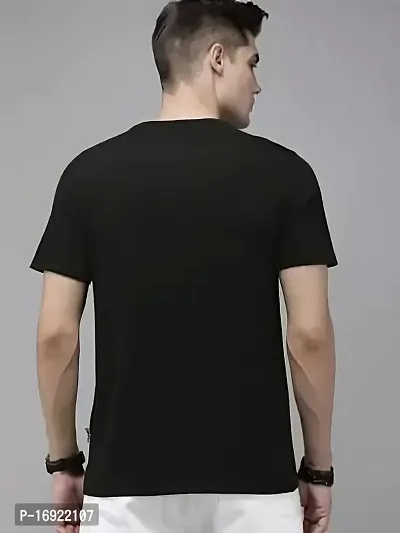 Reliable Black Polyester Tees For Men-thumb2