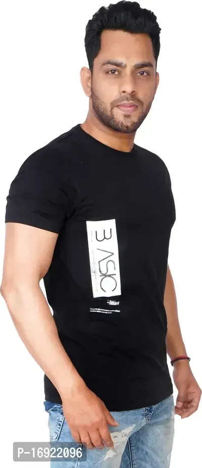 Reliable Black Polyester Tees For Men-thumb3