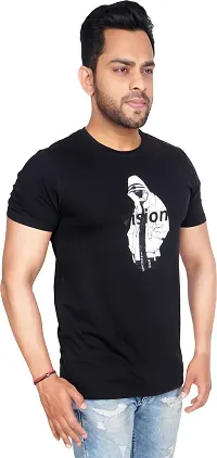 Reliable Black Polyester Tees For Men-thumb2