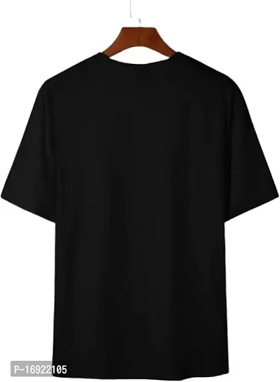 Reliable Black Polyester Tees For Men-thumb2