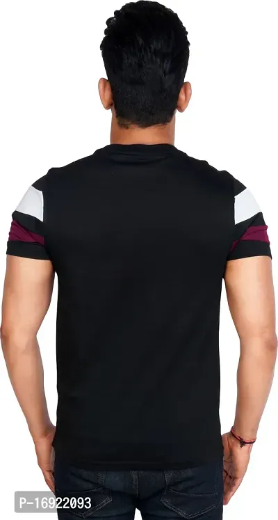 Reliable Black Polyester Tees For Men-thumb2