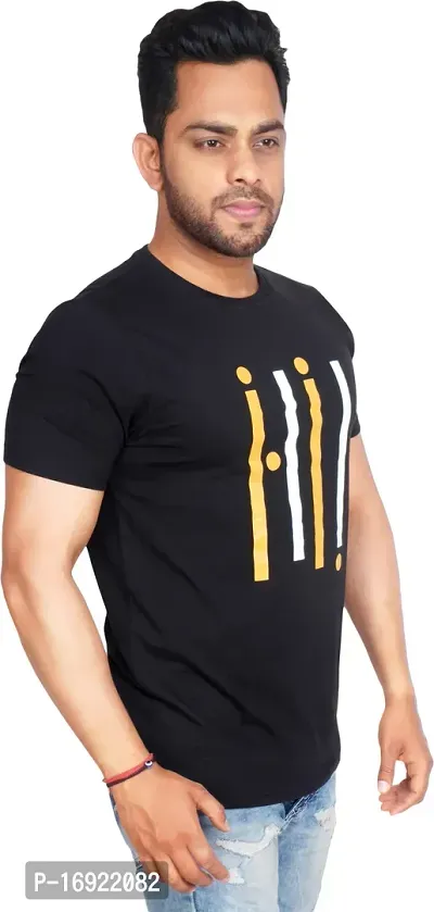 Reliable Black Polyester Tees For Men-thumb3