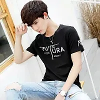 Reliable Black Polyester Tees For Men-thumb2