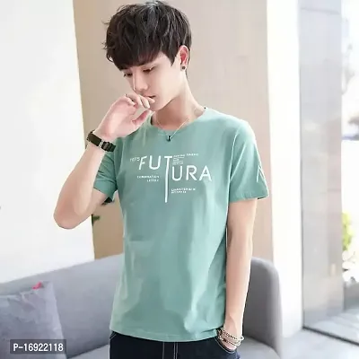 Reliable Green Polyester Tees For Men-thumb0