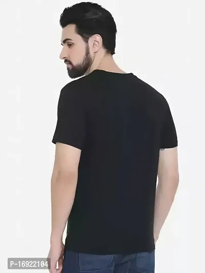 Reliable Black Polyester Tees For Men-thumb2