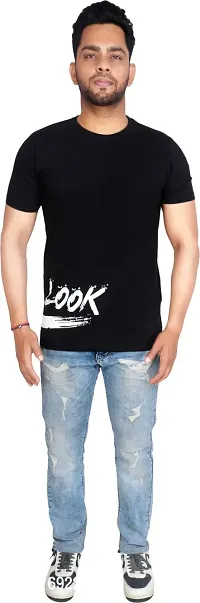 Reliable Black Polyester Tees For Men-thumb3