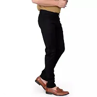 Classic Cotton Blend Solid Jeans for Men-thumb2