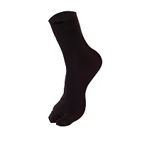 Infispace#174; Girls Ultra-Thin Transparent Nylon Summer Thumb Socks (Black, Pack of 10, Free size)-thumb1