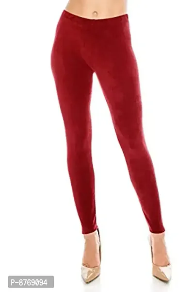 INFISPACE Women's Slim Fit Jeggings ( SHAD33-157 _ Red _ Medium )-thumb2