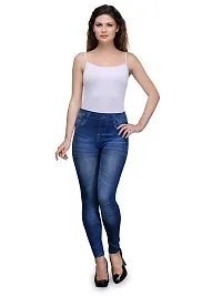 INFISPACE Women's Slim Fit Jeggings (SHAD33-130_Beige  Blue_Free Size)-thumb3