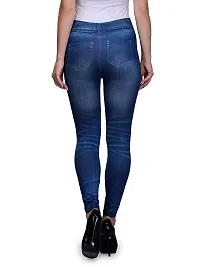 INFISPACE Women's Slim Fit Jeggings (SHAD33-130_Beige  Blue_Free Size)-thumb2