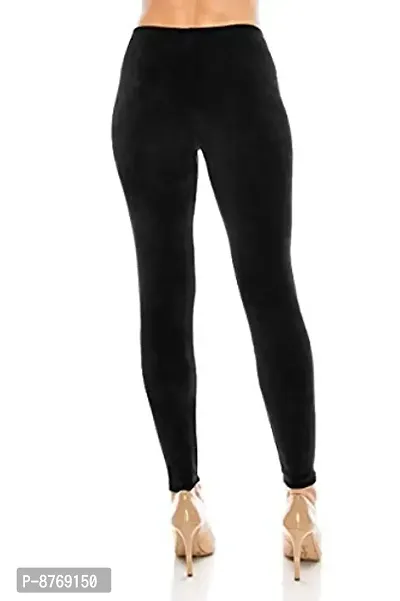 INFISPACE Women's Skinny Fit Jegging (SHAD33-600_Black_Free Size)-thumb3