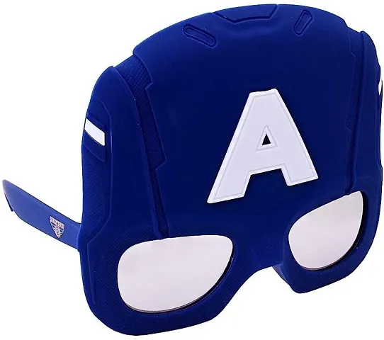 Infispace#174; Unisex Captain America Sunglasses for Costume or Theme Party (Blue)