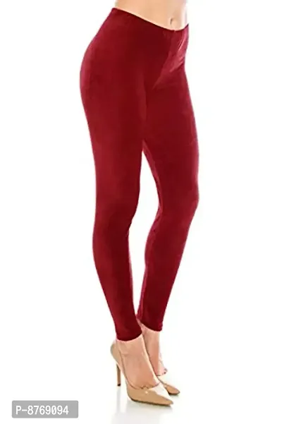 INFISPACE Women's Slim Fit Jeggings ( SHAD33-157 _ Red _ Medium )-thumb3